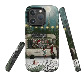Soft Look Texture Smooth Fit iPhone MagSafe Tough Case - Christmas Bar By Maja Lindberg