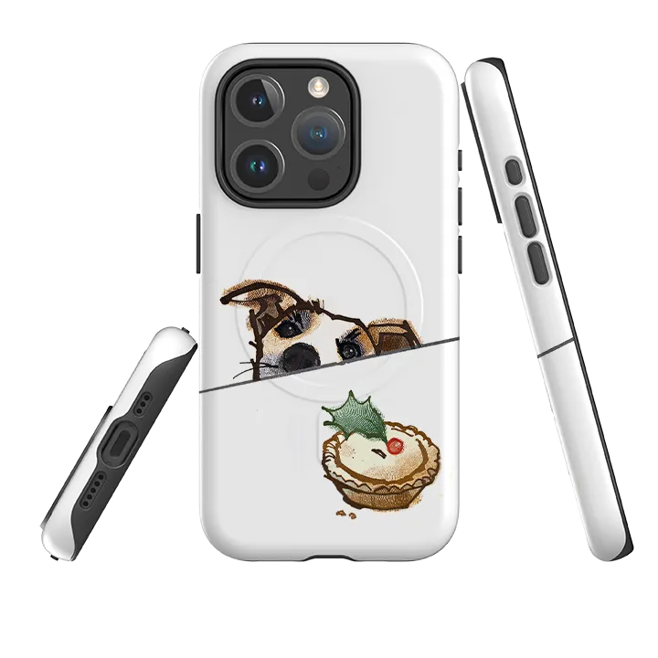 Soft Layer Texture Strong Outline iPhone MagSafe Tough Case -  Dog and Holly By Liane Payne