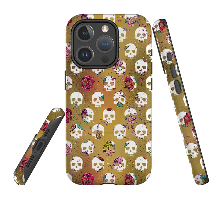 iPhone MagSafe Tough Case - G Skull Drop Protection Luxury Detail