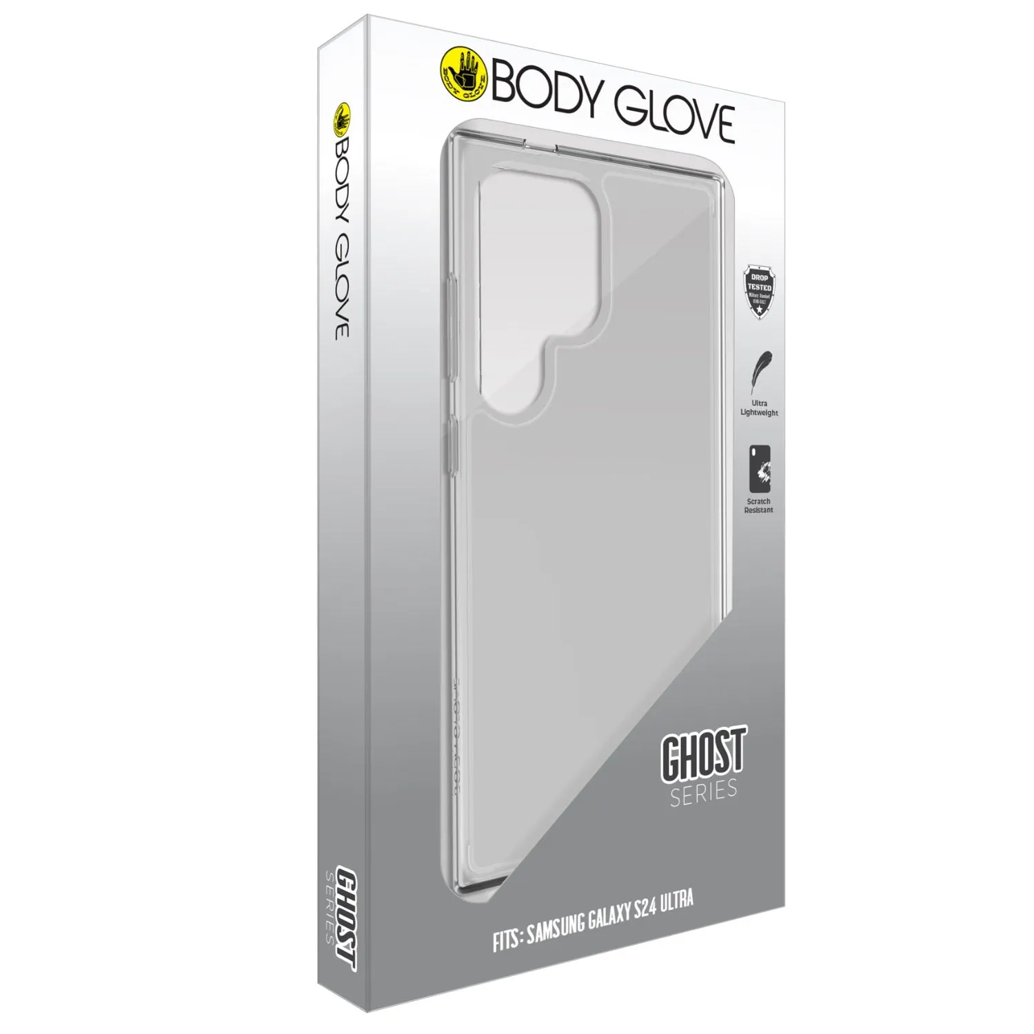 Smooth Layer Body Glove Ghost Case - Samsung Galaxy S24 Ultra - Clear