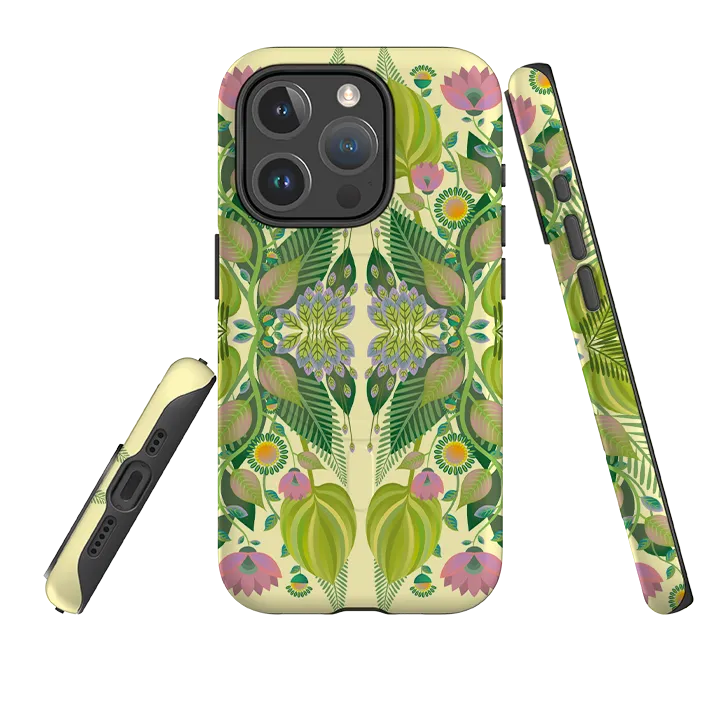 Smooth Surface iPhone MagSafe Tough Case -  Foliage By Patternista
