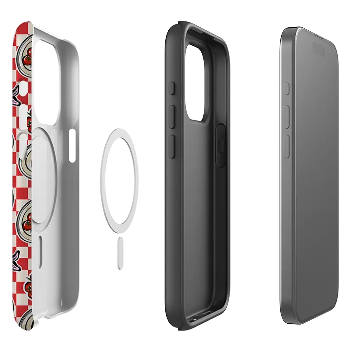 Non slip grip Comfort Detail iPhone MagSafe Tough Case - Mediterranean Life