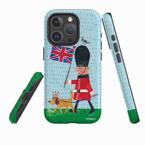Sleek Appearance iPhone MagSafe Tough Case -  Welsh Guard By Tracey English