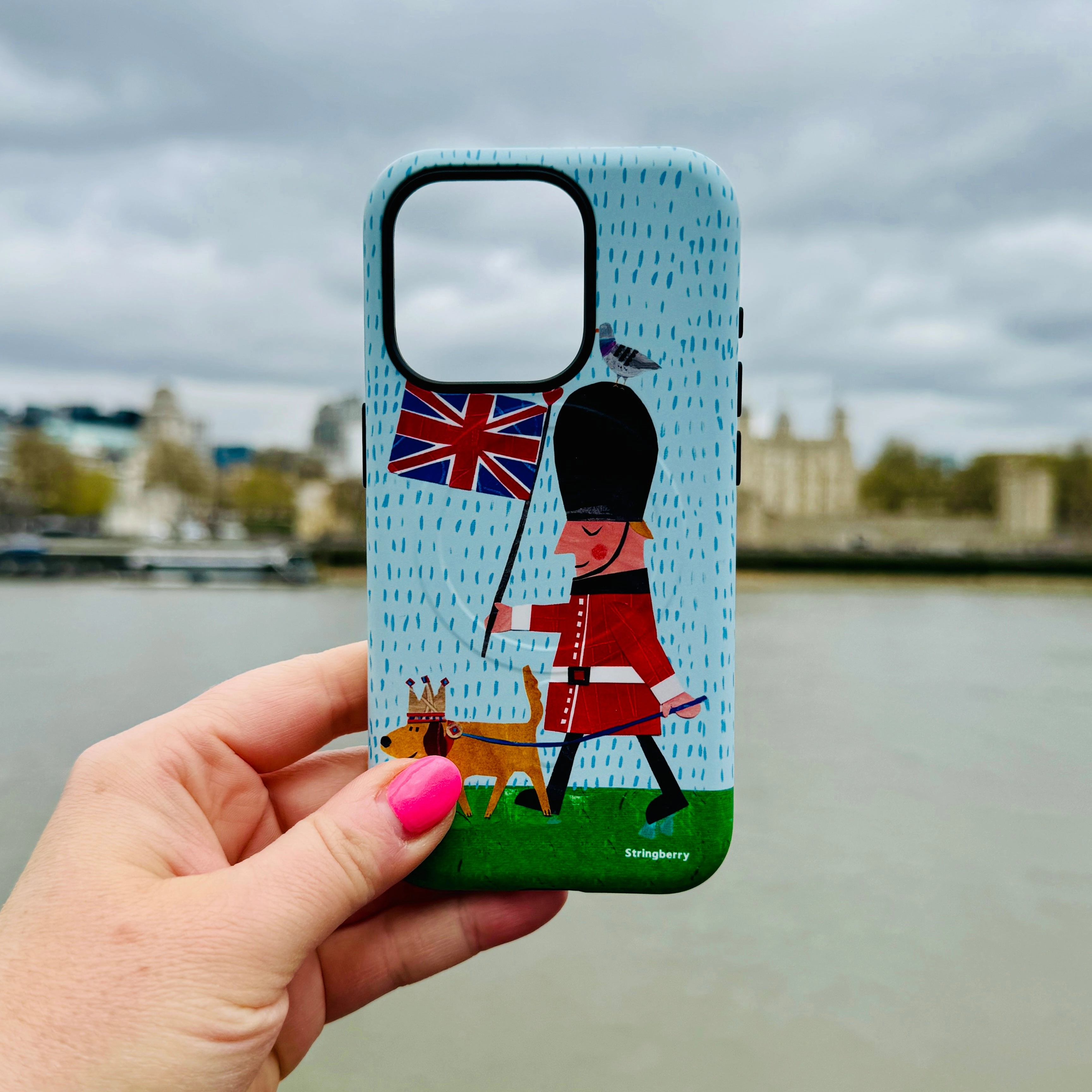 iPhone MagSafe Tough Case -  Welsh Guard By Tracey English Light Form Grip Enhanced