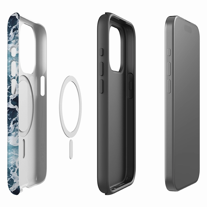 Chic Accessory anti dust iPhone MagSafe Tough Case -  Aqua