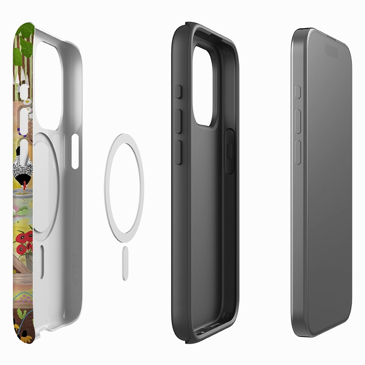 iPhone MagSafe Tough Case - Home Grown II By Bex Parkin Polished Look