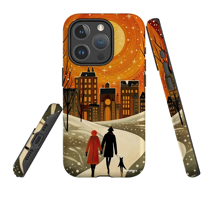 Protective Layering Gloss Finish iPhone MagSafe Tough Case -  A Winter's Tale