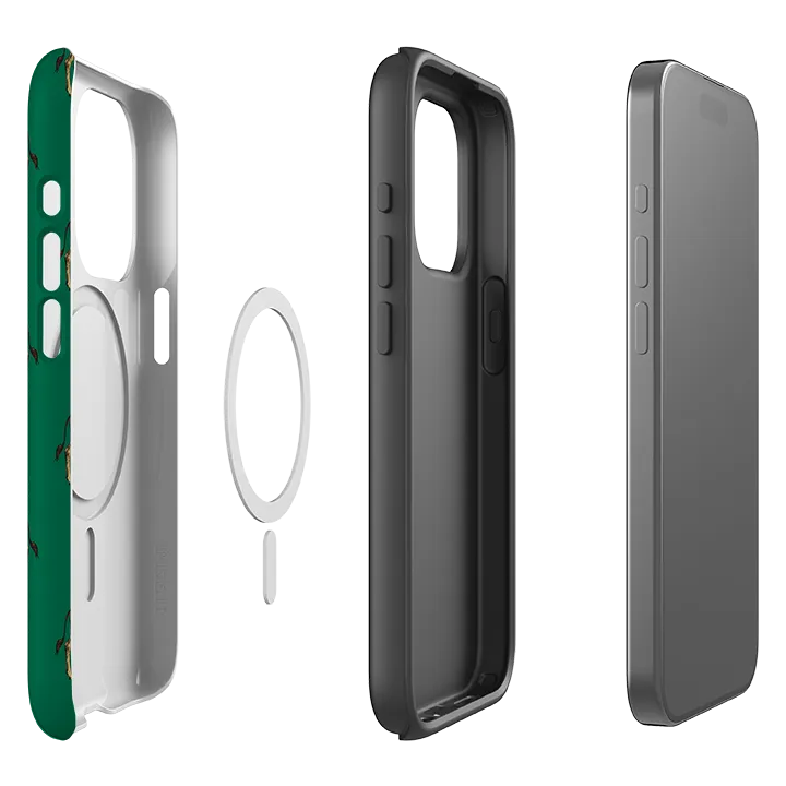 Urban Texture iPhone MagSafe Tough Case - Giraffe On Green