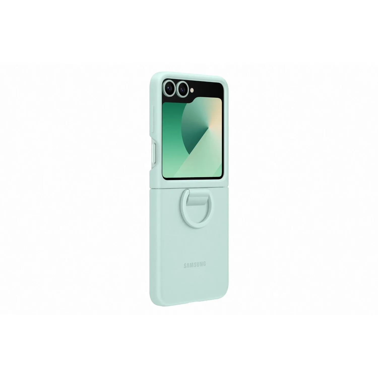 Samsung Silicone Cover With Ring - Samsung Galaxy Z Flip6 - Mint (SAM-EF-PF741TM) Ultra Slim