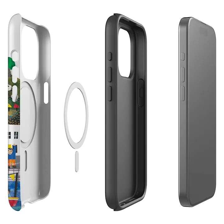 iPhone MagSafe Tough Case - Countryscape V By Tracey English Rugged Pattern Texture