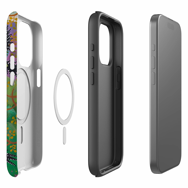 iPhone MagSafe Tough Case - Woodpeckers By Bex Parkin Matte Surface