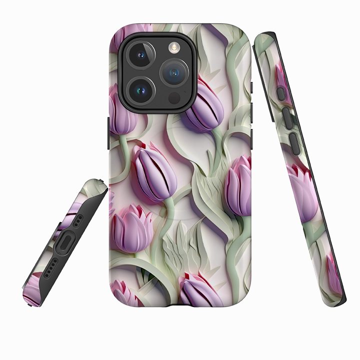 Premium Feel iPhone MagSafe Tough Case - Giethoorn Tulips