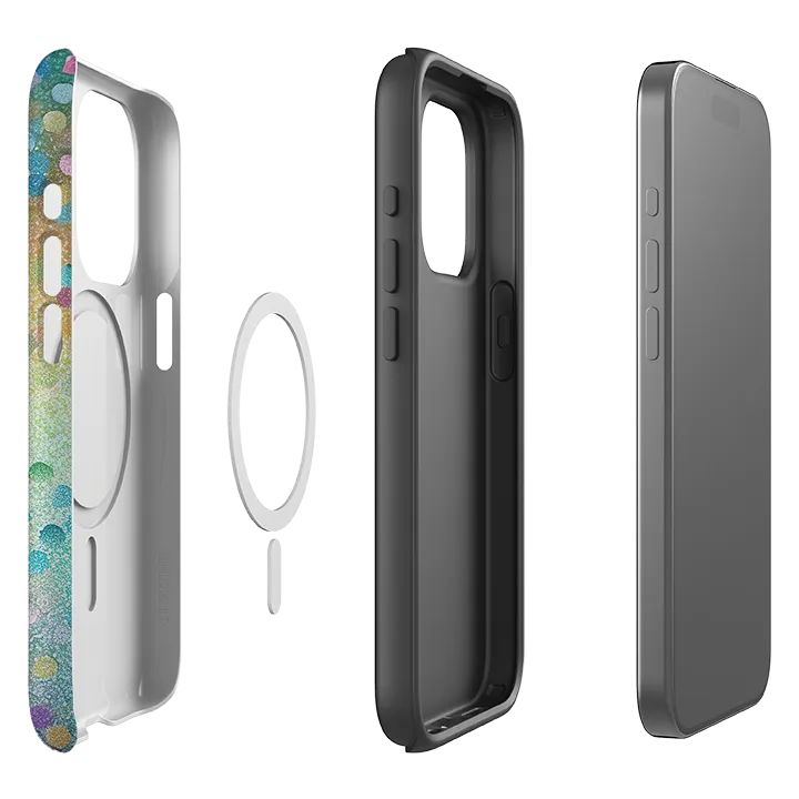 iPhone MagSafe Tough Case - Space Glitter (case does not glitter) Elegant Surface Texture