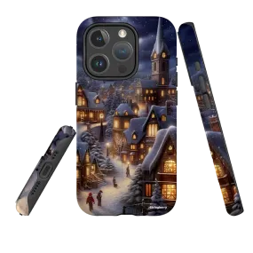 iPhone MagSafe Tough Case - Waiting For Xmas Hybrid Surface Layer Soft Finish