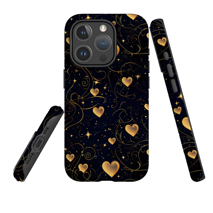 Matte Pattern Design Flexible Texture iPhone MagSafe Tough Case - Cosmic Love