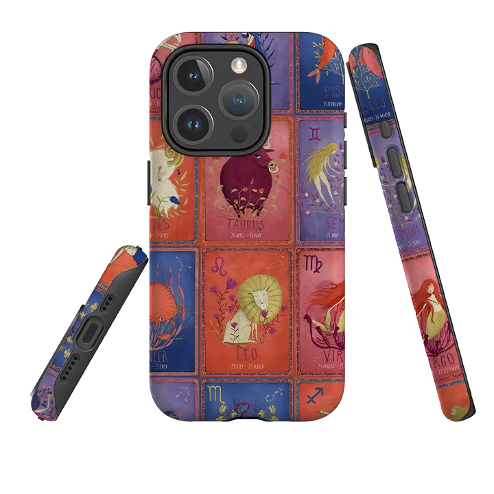 iPhone MagSafe Tough Case - Zodiac By Maja Lindberg Flexible Fit Durable Build Quality