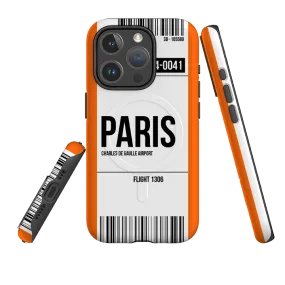 Colorful option Subtle Touch iPhone MagSafe Tough Case -  Paris Orange