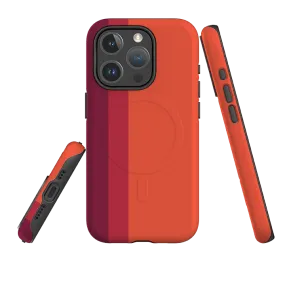 iPhone MagSafe Tough Case - Tokyo Chroma Stripe Perfect Fit Gloss Surface