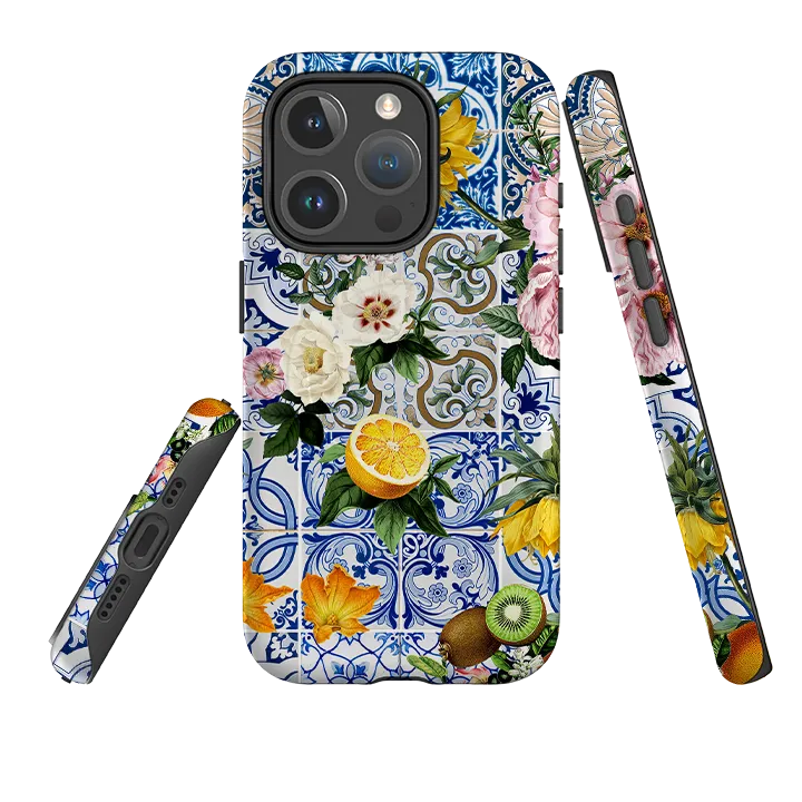 Sport Inspired Unique Texture iPhone MagSafe Tough Case - Positano Pattern