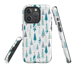 Comfort Design iPhone MagSafe Tough Case - Little Xmas Trees By Ali Brookes