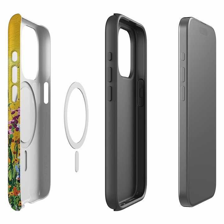 iPhone MagSafe Tough Case - Summer Paradise By Linda Calvert Jacobson Hybrid Edge Finish