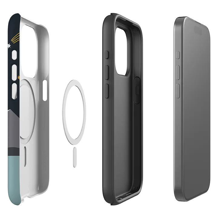 iPhone MagSafe Tough Case -  Astro Love Minimal Edge Design Modern Look Finish