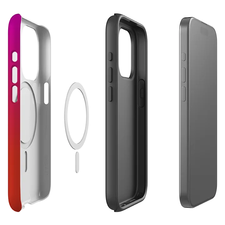 iPhone MagSafe Tough Case - Geranium By Kitty Joseph Strong Corners Durable Finish Layer