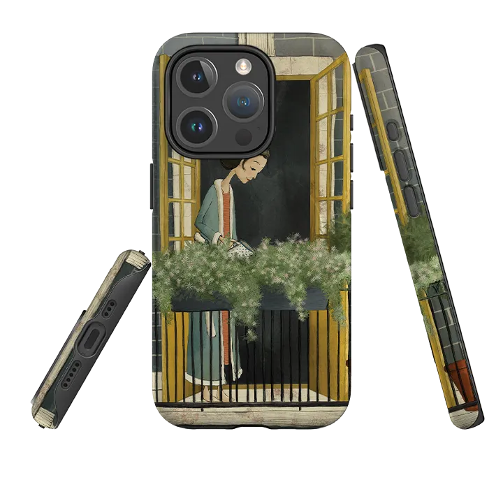 Modern Design Texture Hybrid Pattern Design iPhone MagSafe Tough Case - Balcony By Maja Lindberg