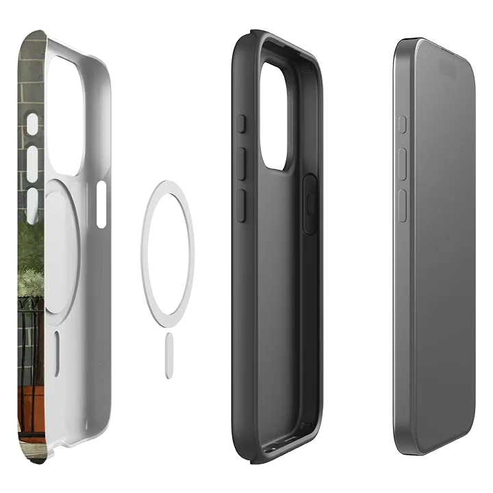 iPhone MagSafe Tough Case - Balcony By Maja Lindberg Soft Detail Layer Drop Defense