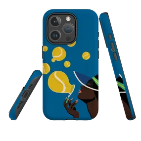 Luxury Edge Texture Classic Design iPhone MagSafe Tough Case -  Court Bubbles By Paul Thurlby