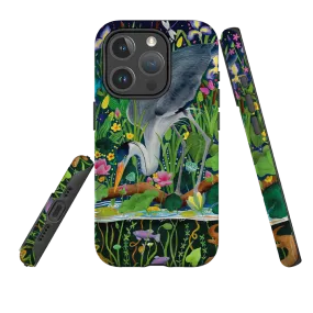iPhone MagSafe Tough Case -  Heron Fishing By Bex Parkin Fashion Touch
