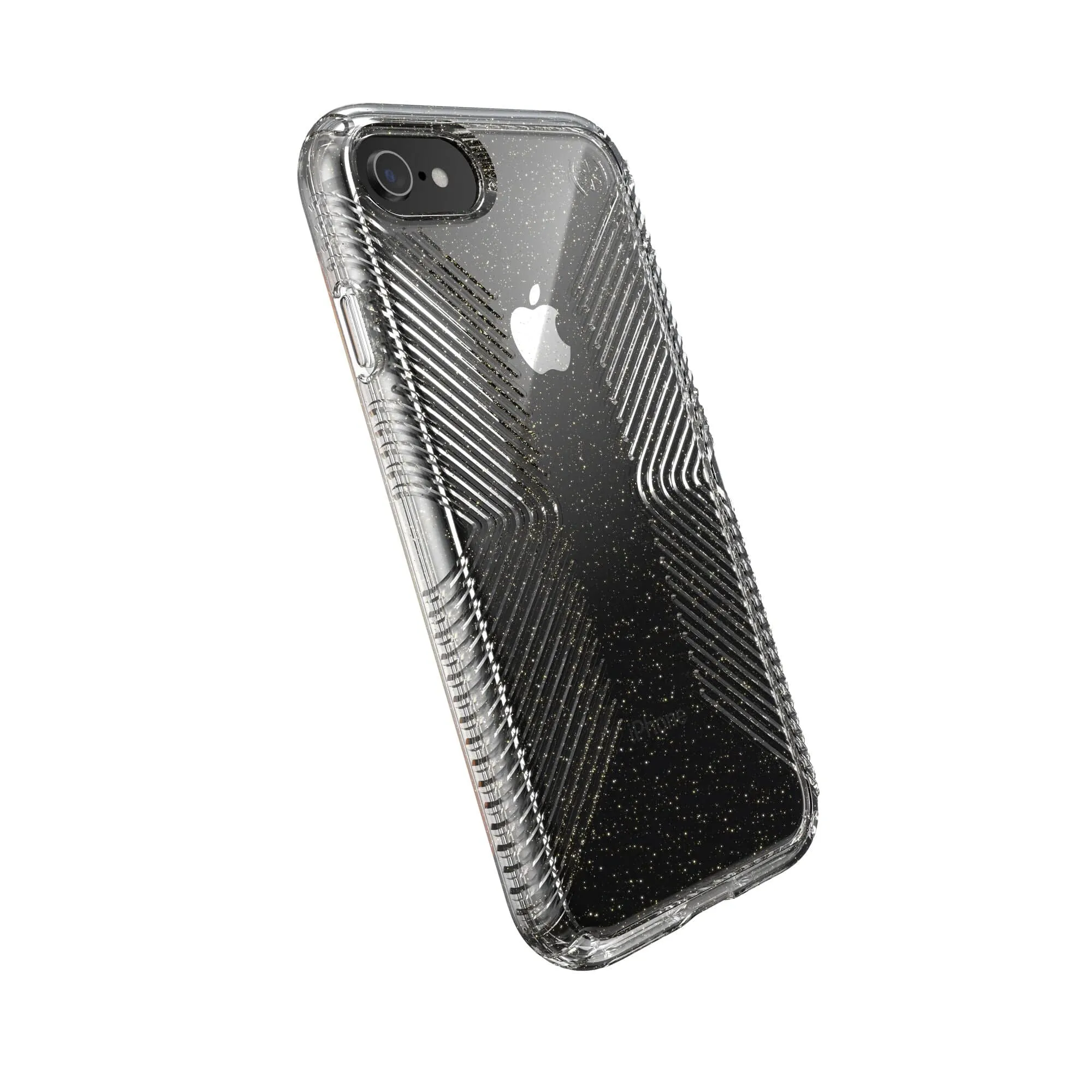Presidio Perfect-Clear Glitter   Grips iPhone SE (2022/2020) / iPhone 8 Cases Vivid Pattern Shock Proof