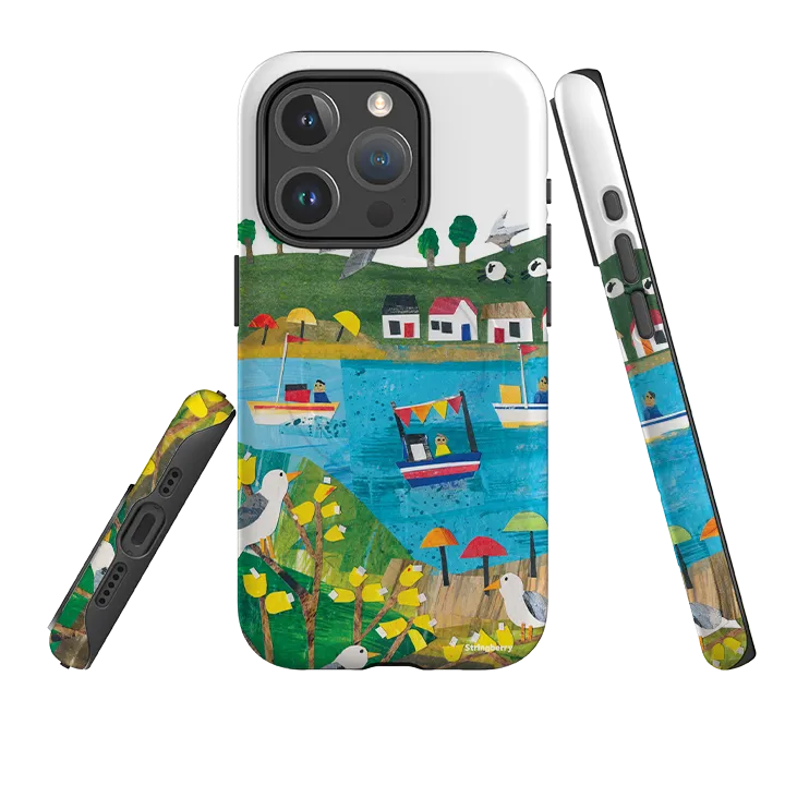 Transparent Edge Modern Finish iPhone MagSafe Tough Case - Countryscape VI By Tracey English