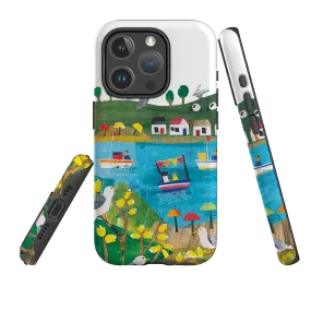 Transparent Edge Modern Finish iPhone MagSafe Tough Case - Countryscape VI By Tracey English