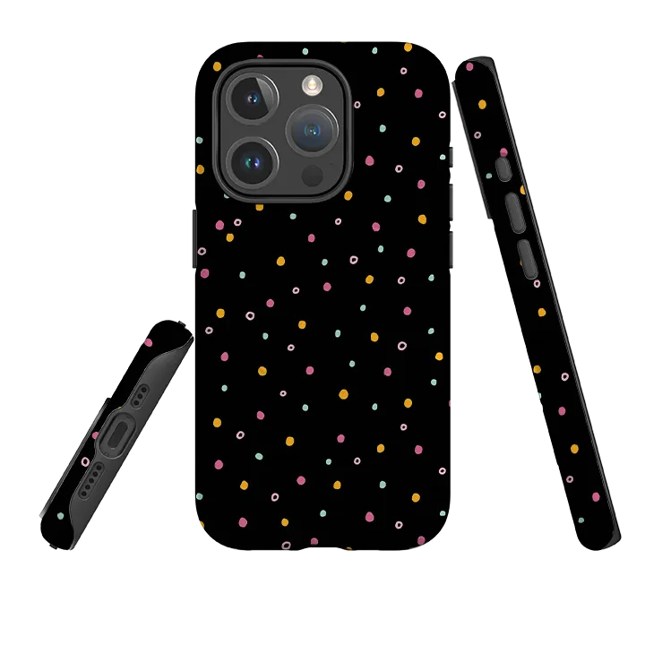 Full Coverage Strong Surface iPhone MagSafe Tough Case -  Polka Dots By Suzy Taylor
