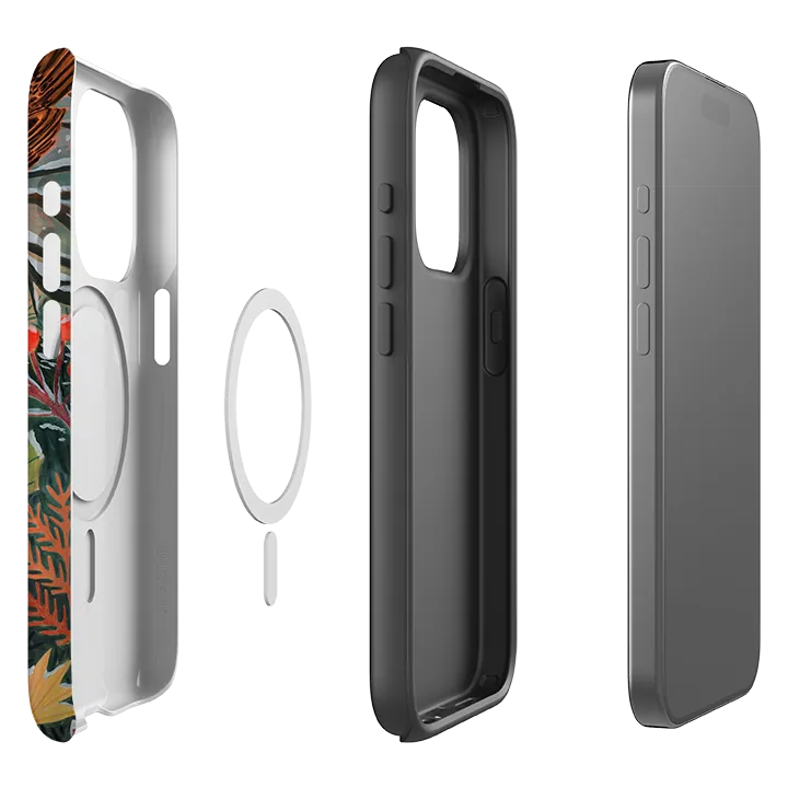 iPhone MagSafe Tough Case -  Rabbit By Lee Foster Wilson Vivid Surface Rugged Look Finish