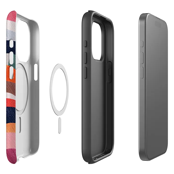 Polished Surface iPhone MagSafe Tough Case - Summer Waves