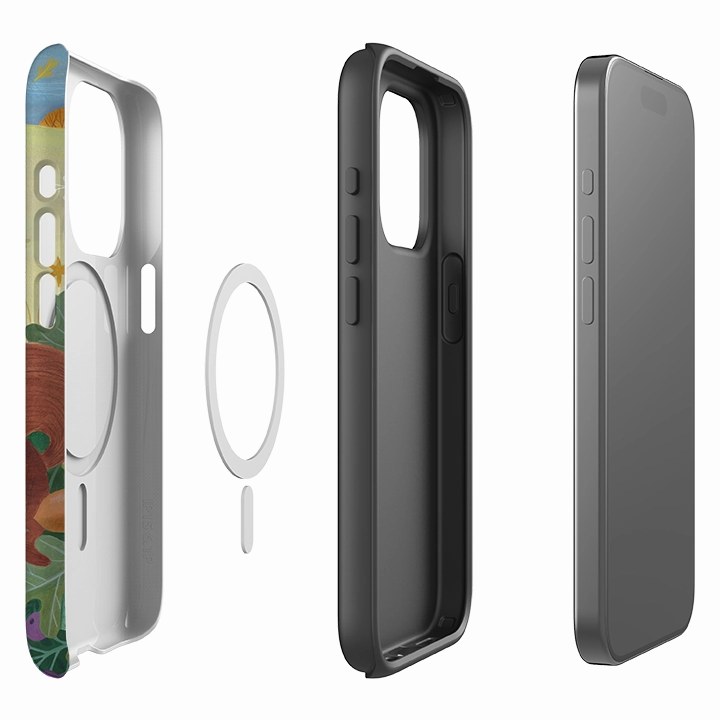 iPhone MagSafe Tough Case - Autumn Squirrel By Bex Parkin Minimal Look