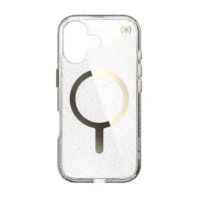 Soft Frame Speck Presidio Lux MagSafe Case - Apple iPhone 17 - Gold Glitter (SPK150960-9221)