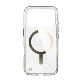 Speck Presidio Lux MagSafe Case - Apple iPhone 17 Pro - Gold Glitter (SPK150978-9221) Modern Edge