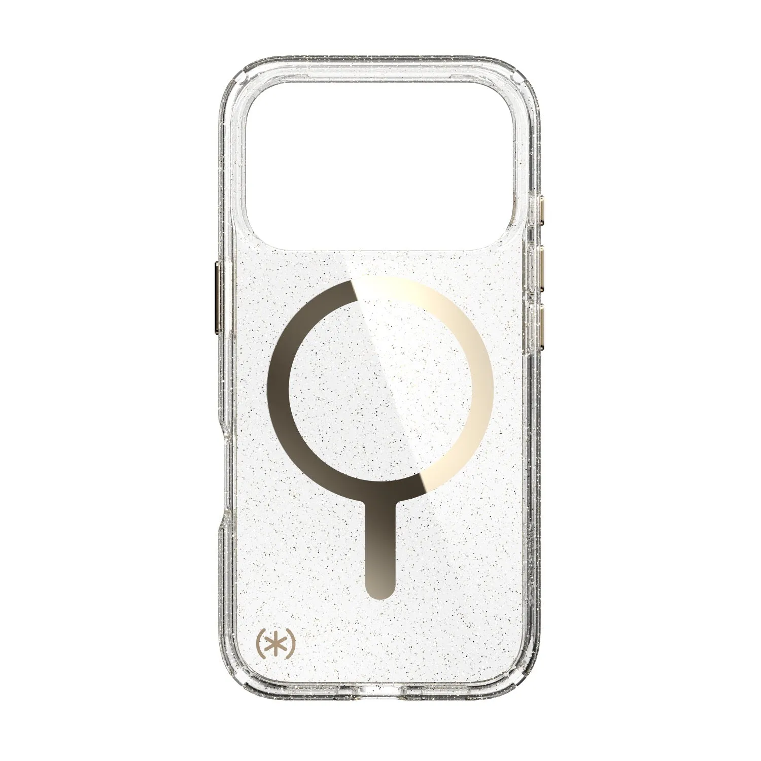Speck Presidio Lux MagSafe Case - Apple iPhone 17 Pro - Gold Glitter (SPK150978-9221) Modern Edge