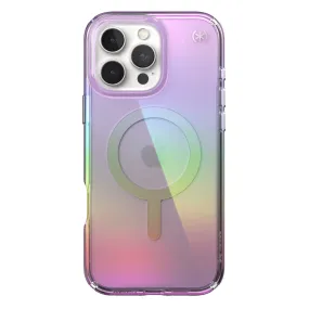 Speck Presidio Luxp MagSafe Case - Apple iPhone 16 Pro Max - Amazing Purple & Clear (SPK150775-3237) Student Friendly Polished Look