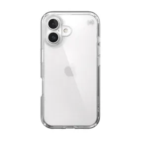 Speck Presidio Perfect Clear Case - Apple iPhone 16 - Clear (SPK150690-5085) Refined Finish Flexible Fit