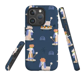 Light Protection iPhone MagSafe Tough Case - Skater Dogs