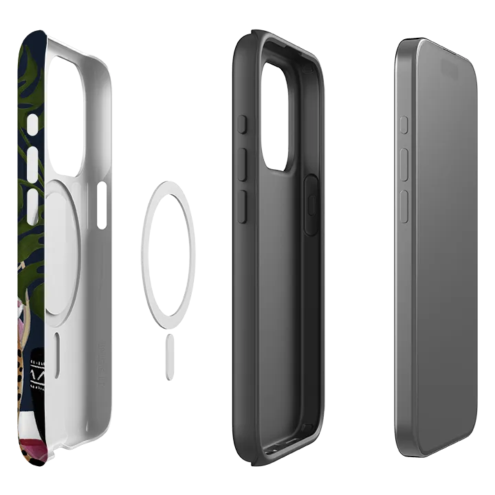 iPhone MagSafe Tough Case - Boho Leopard By Bex Parkin Soft Feelings