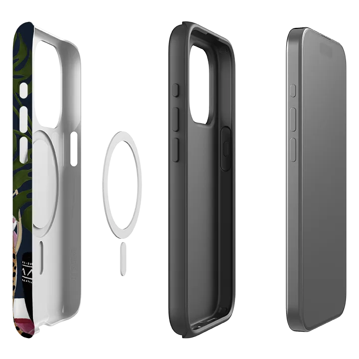 Precision Cutouts iPhone MagSafe Tough Case - Boho Leopard By Bex Parkin