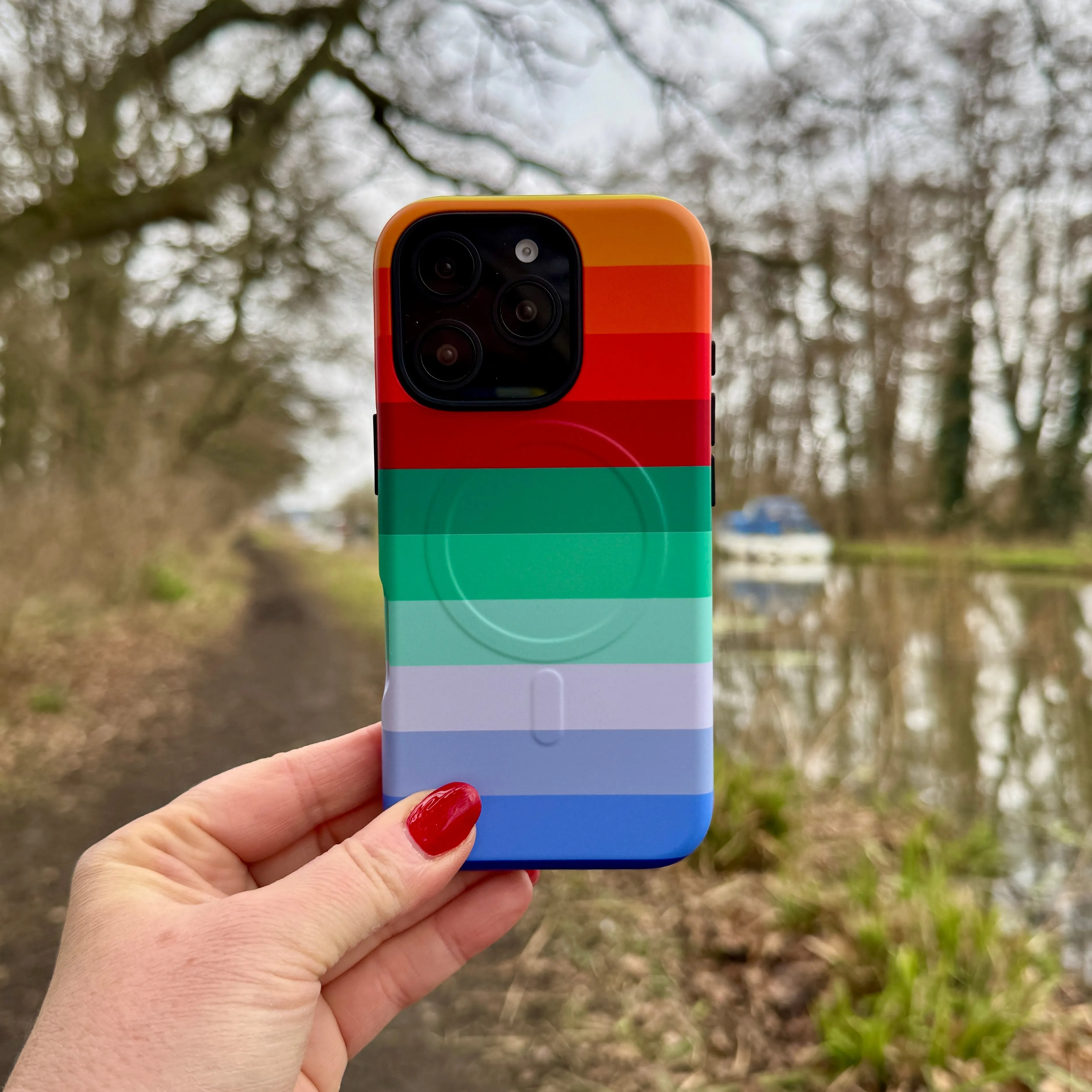 iPhone MagSafe Tough Case - Honey Horizon By Kitty Joseph Compact Build Compact Feel