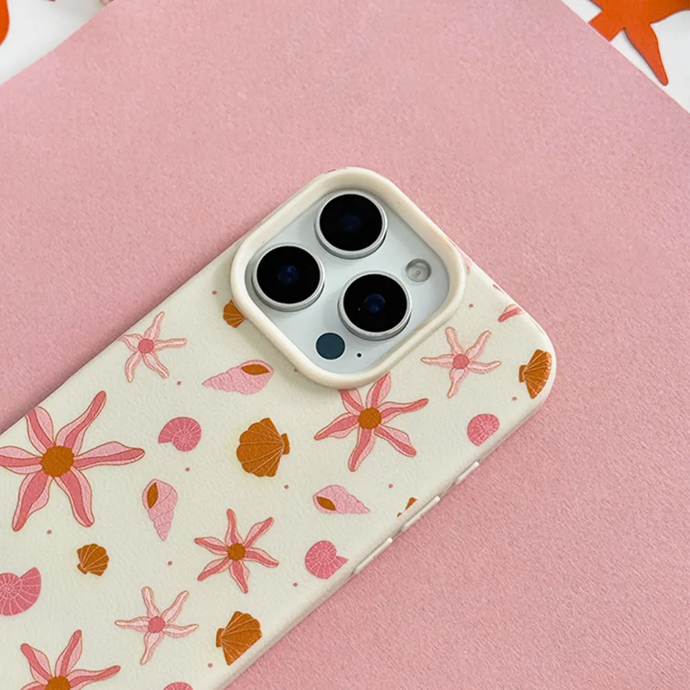 Scratch Resistant Luxury Texture Finish Peachy Beach Phone Case