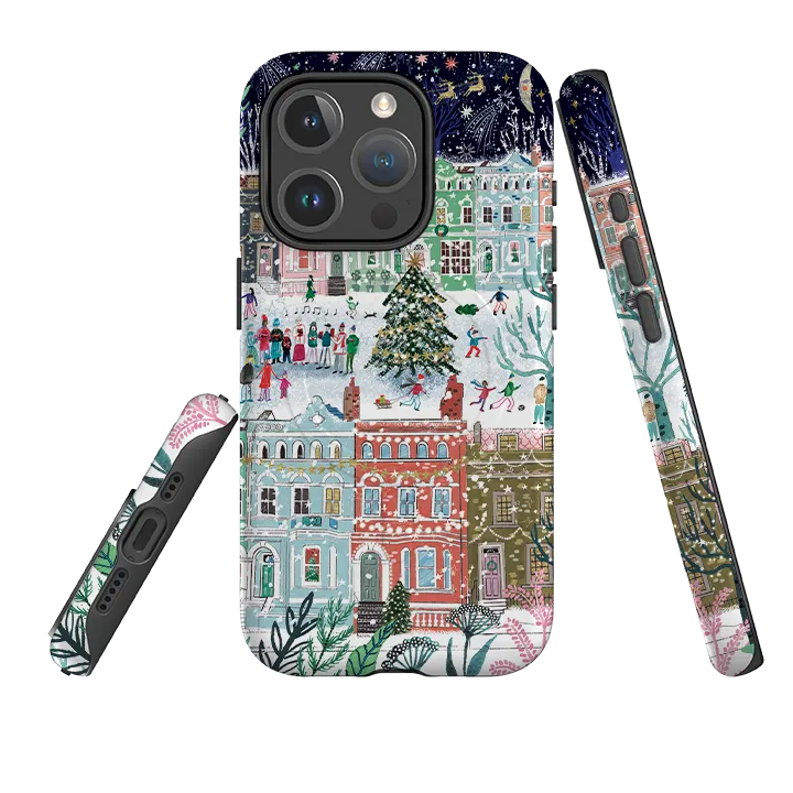 Premium Texture Vivid Detail iPhone MagSafe Tough Case - Winter In Notting Hill By Emma Frances Grant
