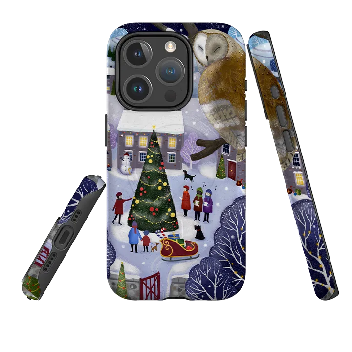 Soft Surface Design Minimal Edge Design iPhone MagSafe Tough Case -  Advent Owl By Bex Parkin